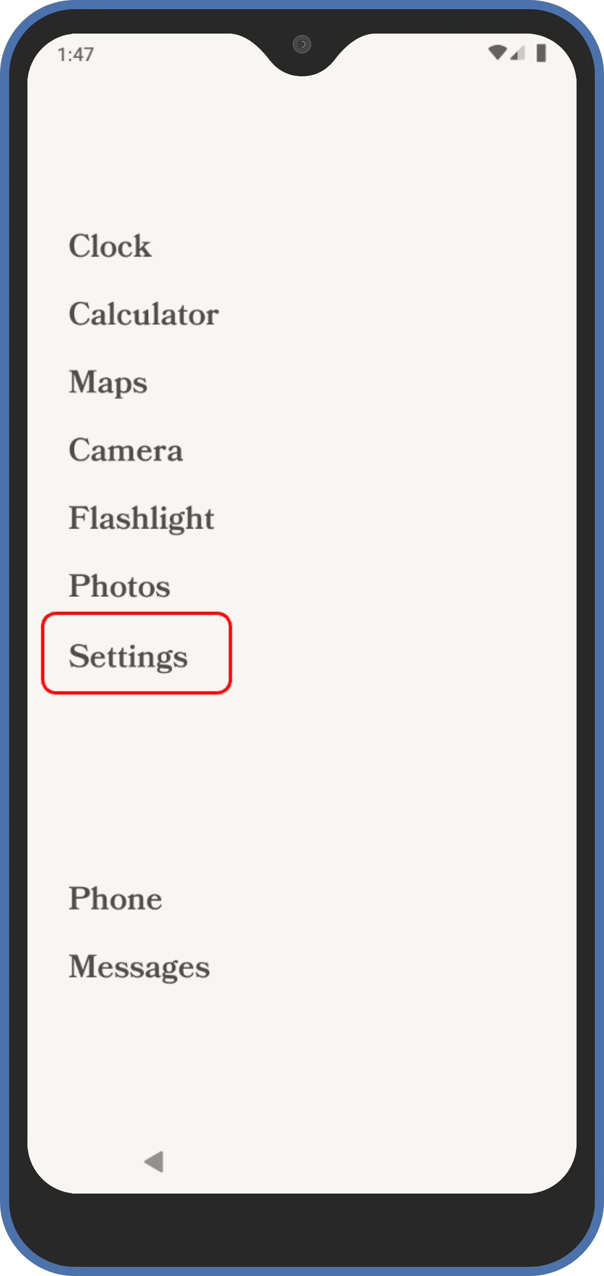 settings-changing-the-alarm-tone-on-the-wisephone-techless